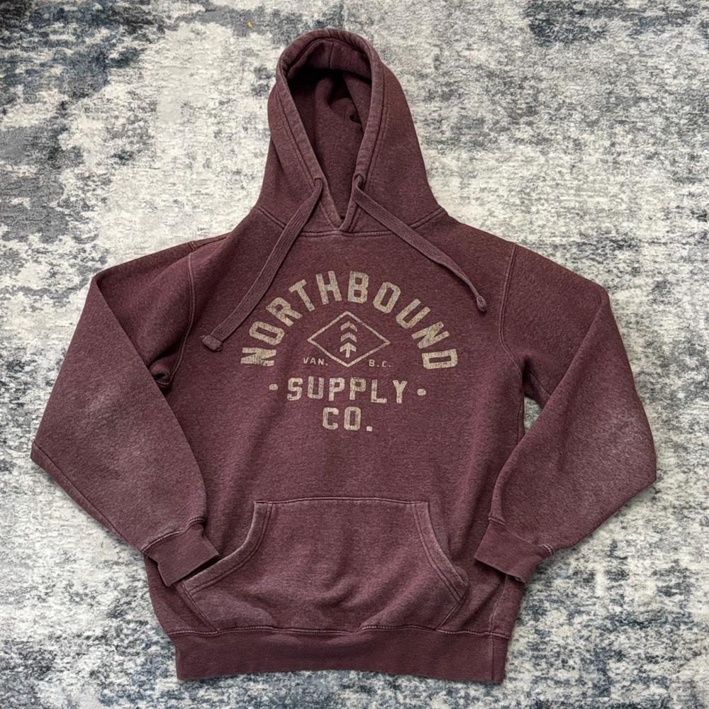 Burgundy Hoodie for Men